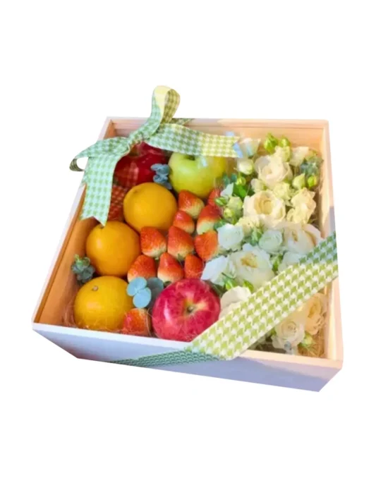 Fresh Blossom Wooden Box
